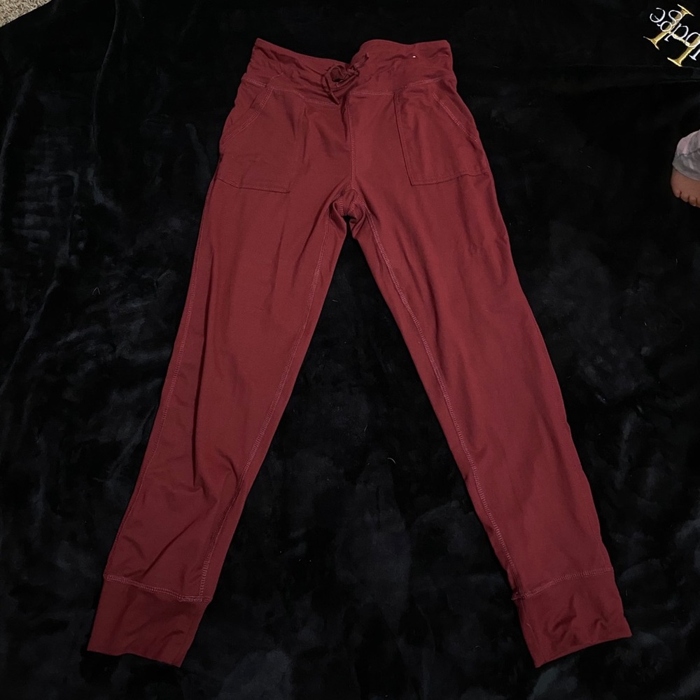 Red jeggings